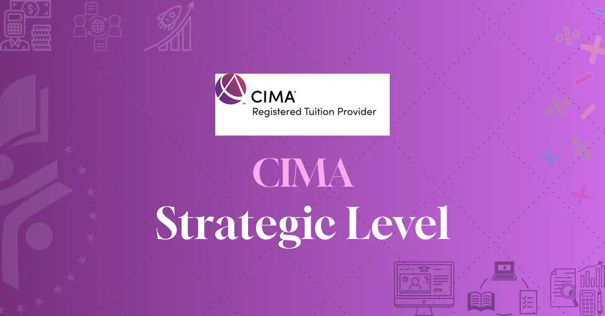 CIMA Strategic Level promotional graphic